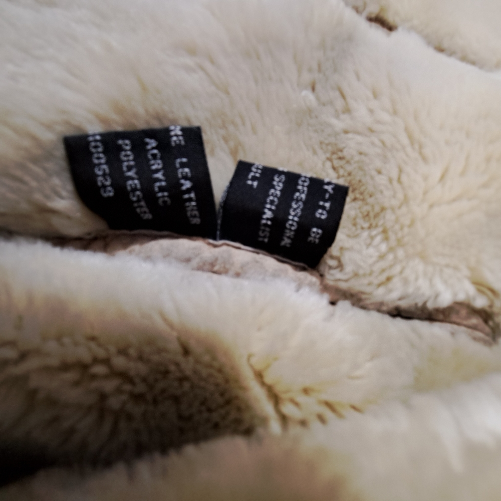 π(Final price) STEVE MADDEN LEATHER WINTER COAT-M - Picture 9 of 13